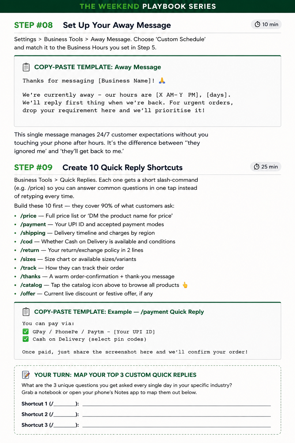 Launch Your WhatsApp Business in One Weekend - The Complete Step-by-Step Playbook