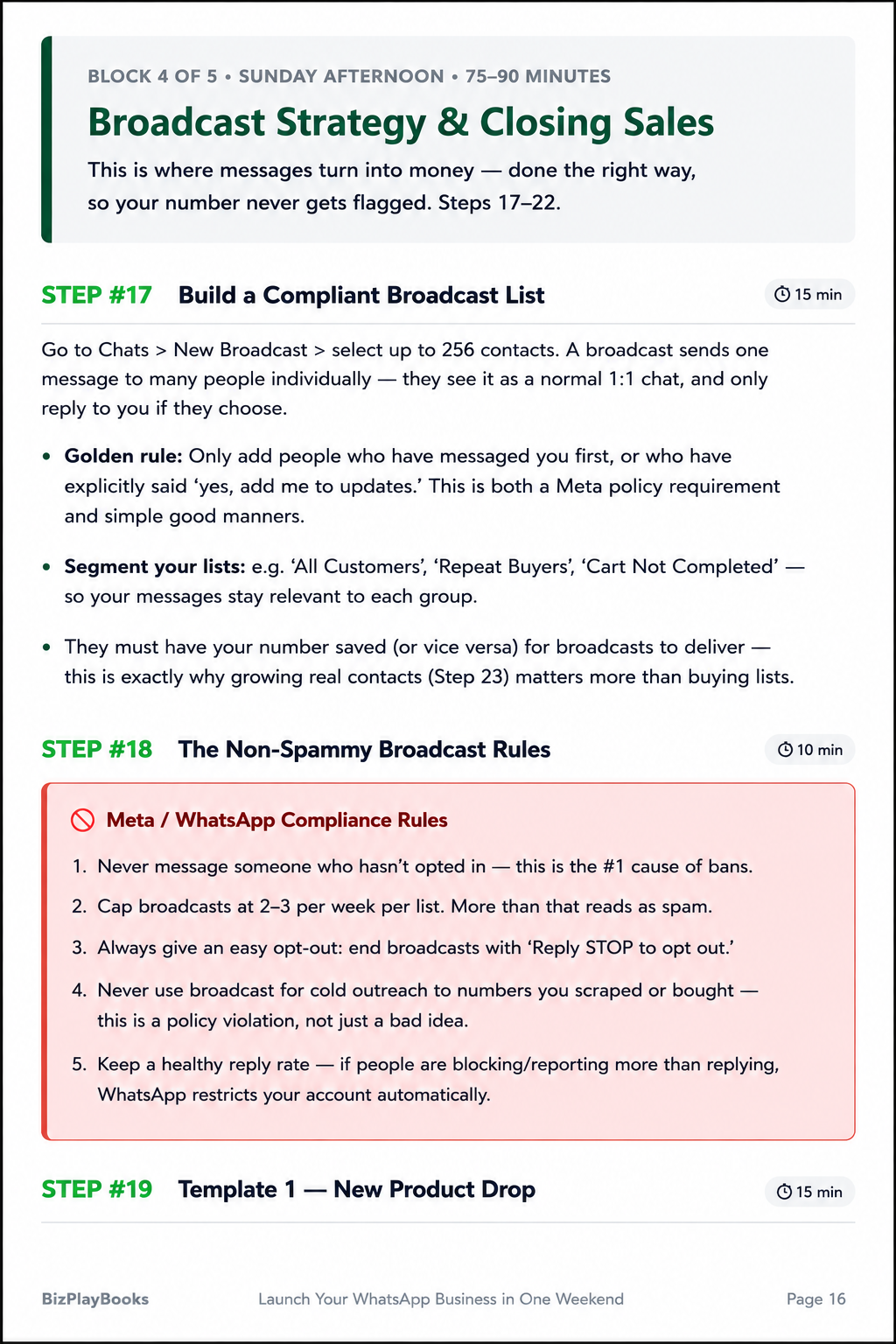 Launch Your WhatsApp Business in One Weekend - The Complete Step-by-Step Playbook